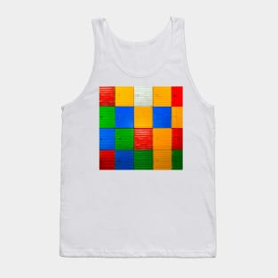 Color chess Tank Top